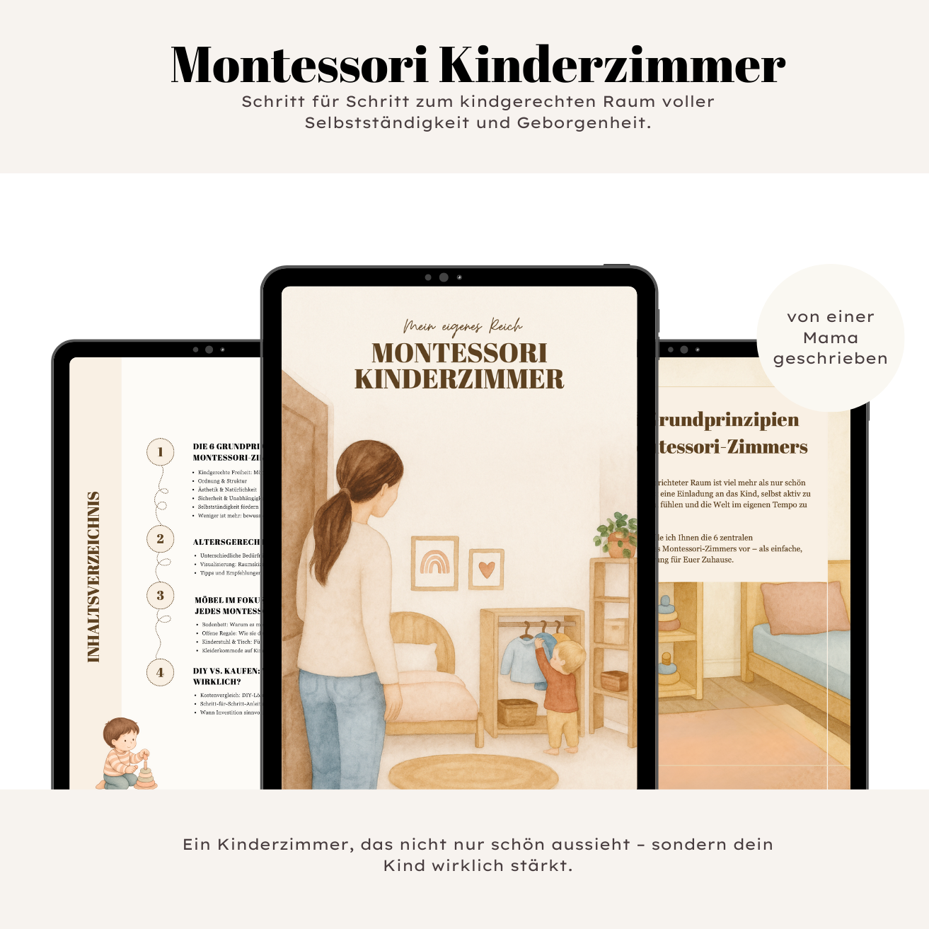 Mein eignes Reich - Montessori Kinderzimmer einrichten
