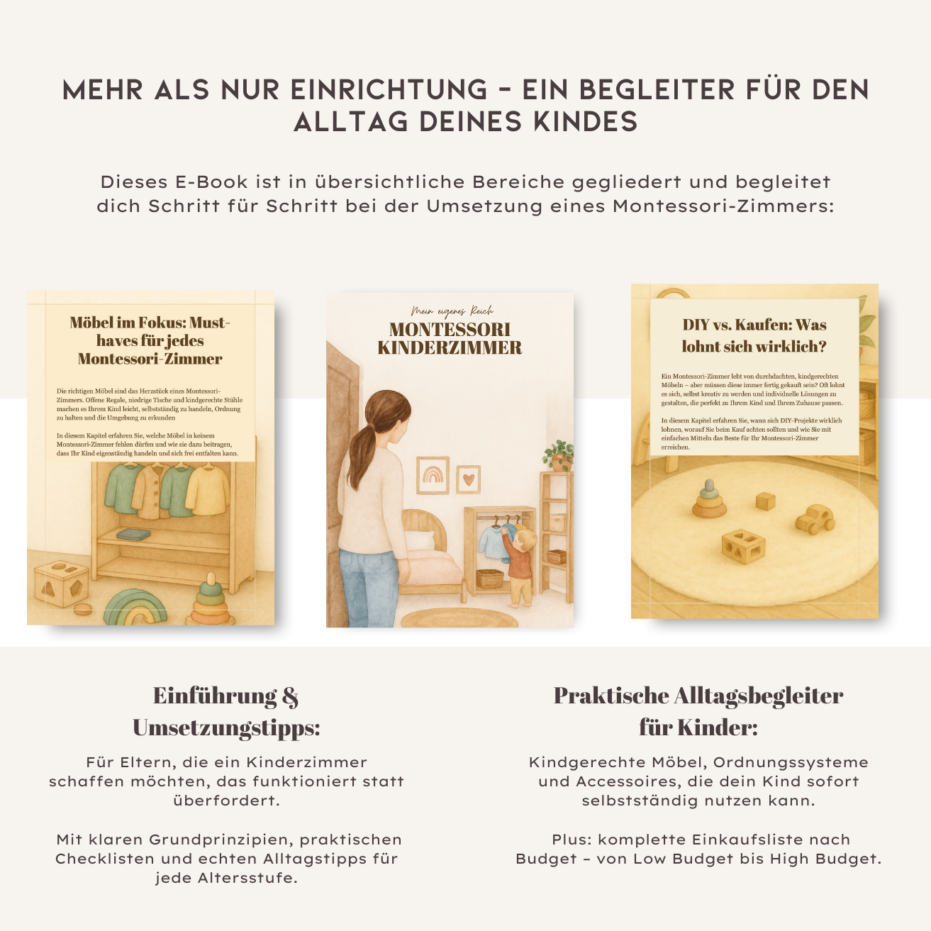 Mein eignes Reich - Montessori Kinderzimmer einrichten