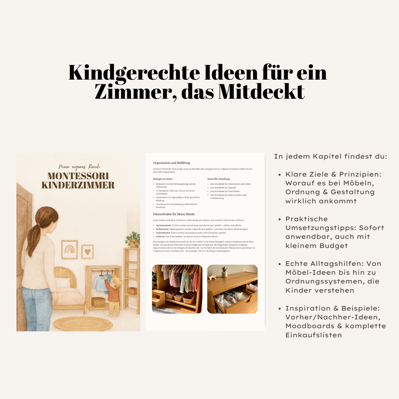 Mein eignes Reich - Montessori Kinderzimmer einrichten