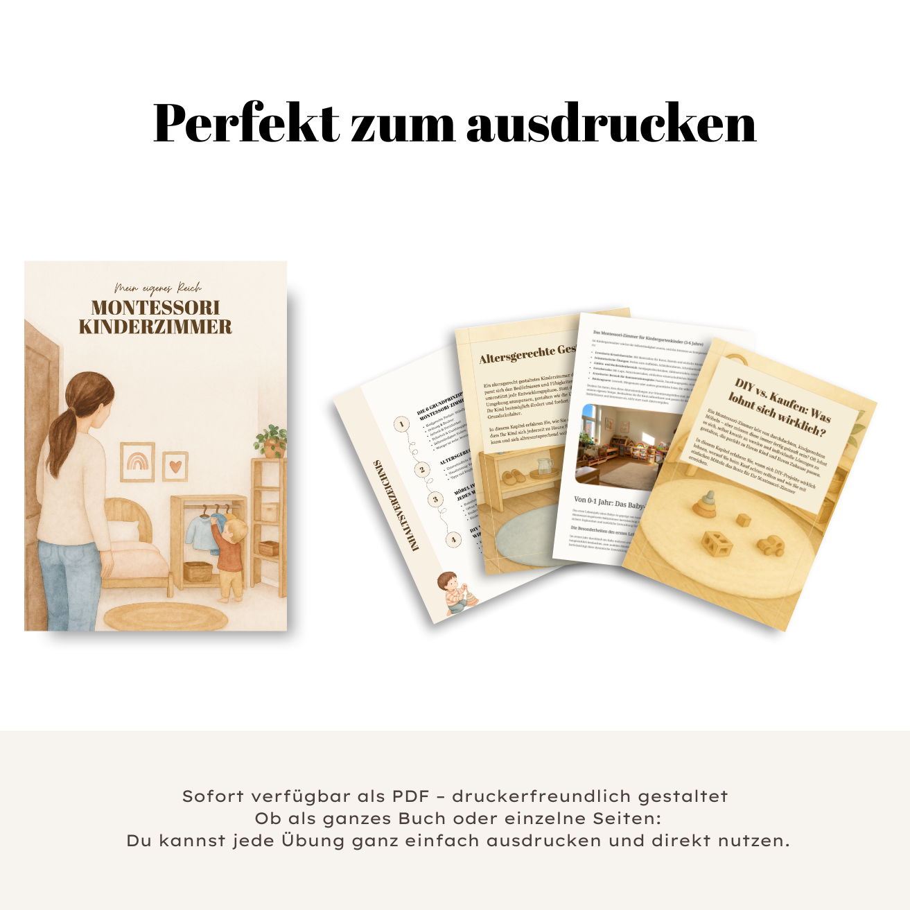 Mein eignes Reich - Montessori Kinderzimmer einrichten