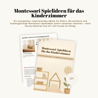 Montessori DIY Spielideen